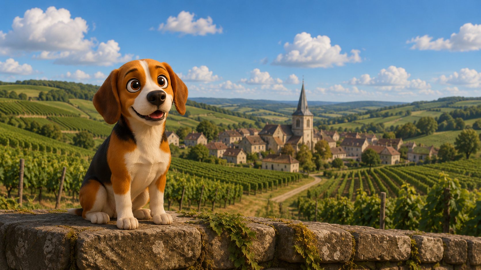 Gap d'AGAPY dans les vignes de Champagne