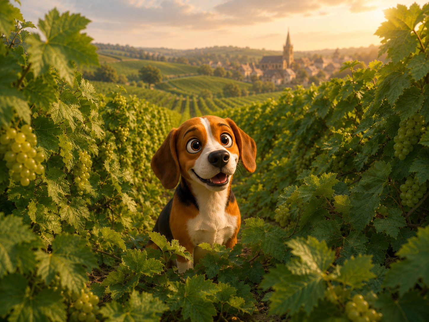 Gap d'AGAPY dans les vignes de Champagne